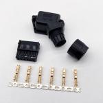Gold Plated Servo Motor Power Plug 4 Pin 5 Pin Phosphorous Bronze Contact