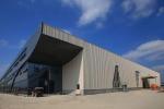 Large Metal Agricultural Steel Building Warehouse With Sliding Doors And Bolted