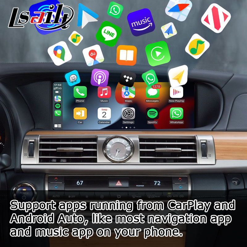 Wireless carplay upgrade for Lexus LS600h LS460 2012-2017 12 display android auto screen mirroring by Lsailt