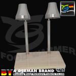 Counter Top Decorative Food Service Heat Lamp Cutting Board Easy Visibility