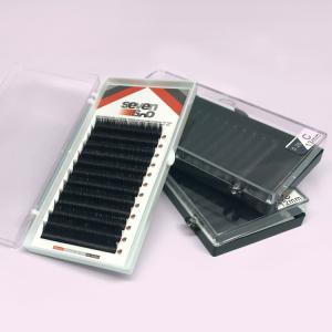 China Ultra Soft Russian Volume Eyelash Extensions Multi Color CC / DD Curl factory
