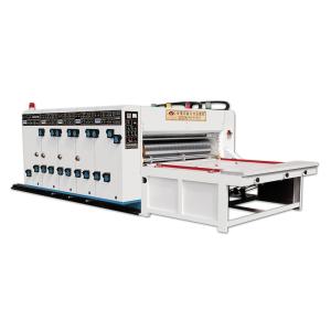 China Cardboard Flexo pringting slotting die cutiing machine factory on sale
