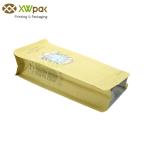 Flat Bottom Coffee Packing Bags With Valve k Aluminum Foil Food Grade