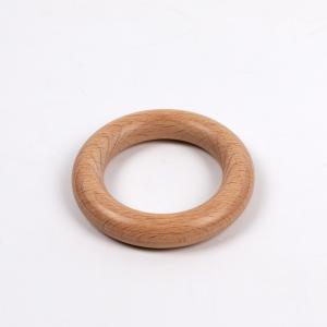 Beech wooden baby teether Ring-Custom wood ring
