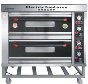 China 100kg/h 4 Tray Double Deck Bakery Oven for Bread factory
