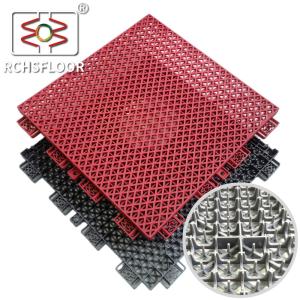 China 1000 Pieces Basketball Court Plastic Tiles Interlocking Backyard Court Tiles factory
