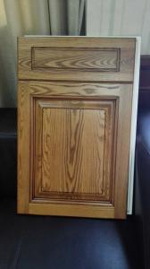 China Ash raised kitchen cabinet door,solid wood kitchen cabinet door panel factory