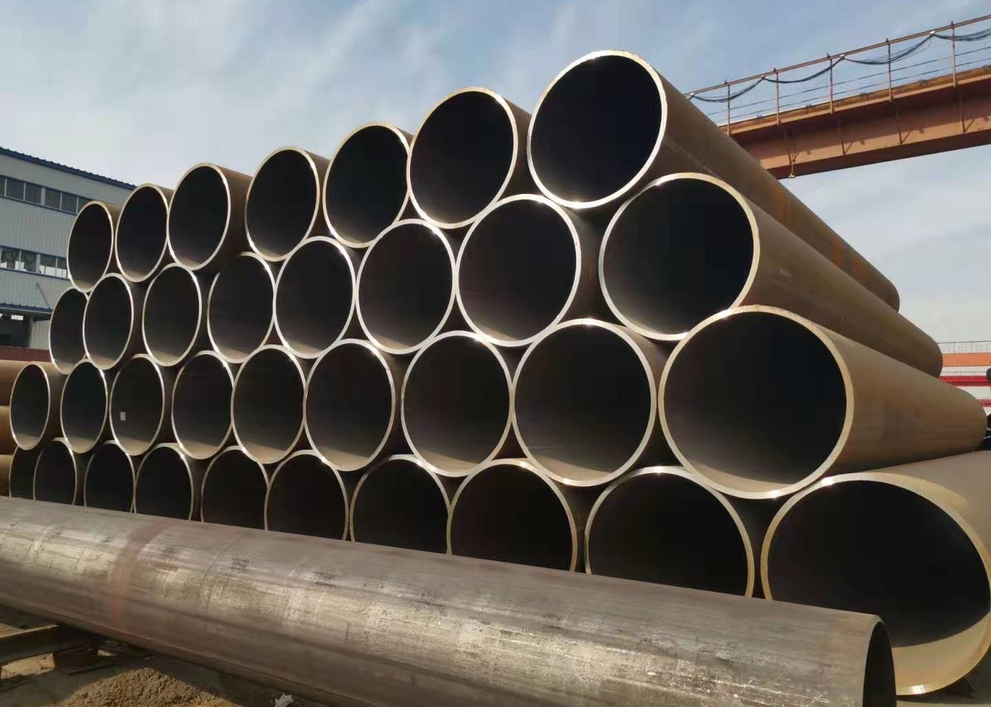 API 5L X70 PSL 1PSL2 6m Length Lsaw Steel Pipe