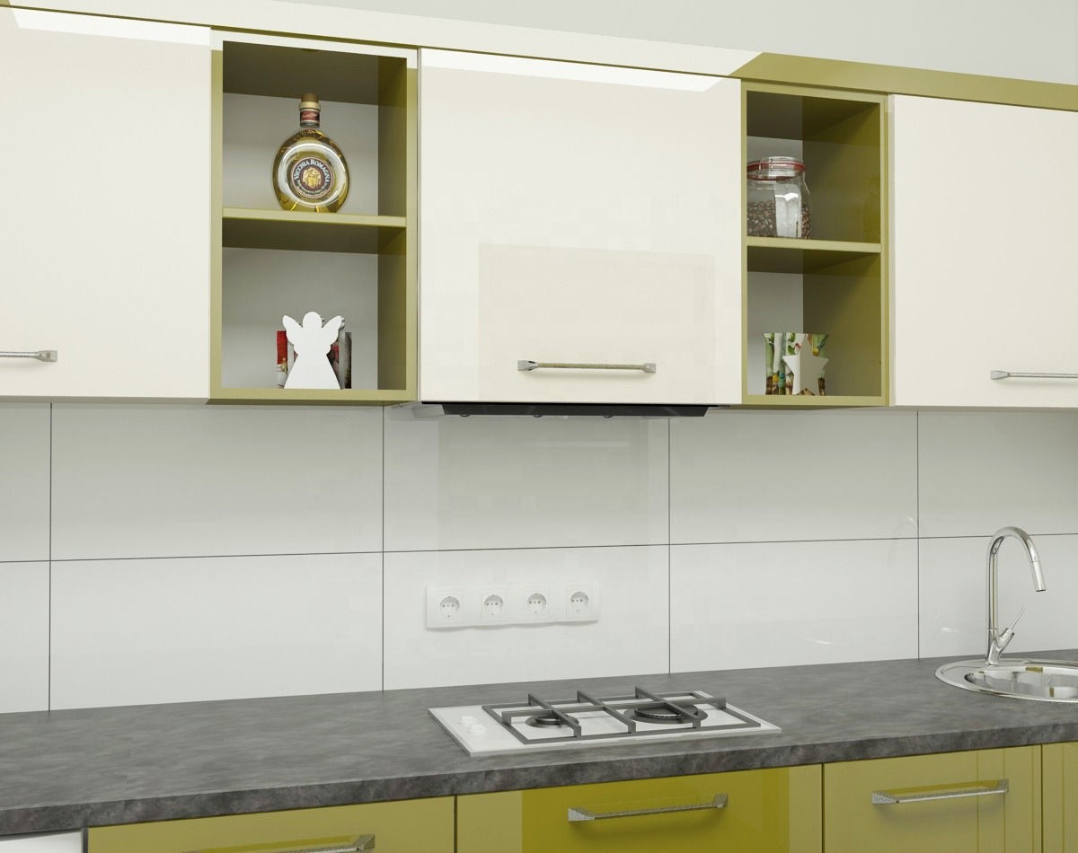 60CM Modern Decorating Above Modern Modular Kitchen Cabinets Melamine Finish