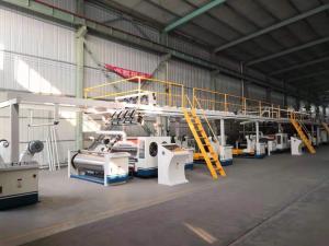 China Computerized 3 5 7 Ply Corrugated Board Production Line CE factory