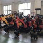 Towable Backhoe EPA Mini Bucket Wheel Excavator With Boom Swing