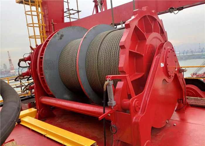 Lebus Grooved Winch Drum Steel Material Wire Rope Capacity 50-10000 Mm