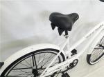 Made in China white color OEM steel frame 26" 2.125 beach cruiser for lady for