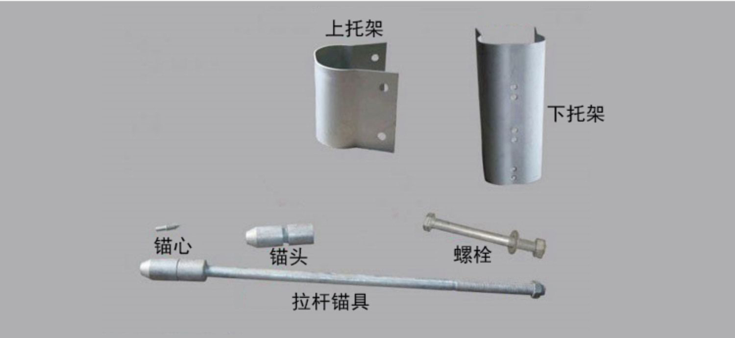 Roadway Safety Barrier Fences With Flexible Steel Wire Rope Soft Cable Guardrail