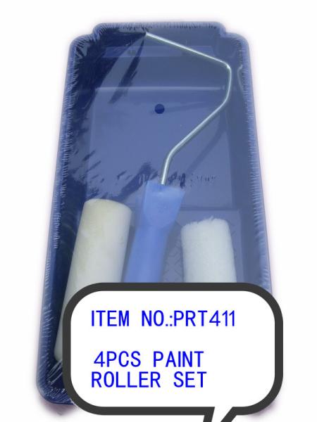 4pcs Paint Rollers Covers Durable Coating Roller Brush Wall Painting Tools