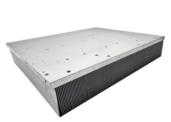 Aluminium Custom Skived Fin Heat Sink Energy Storage System Photovoltaic Wind
