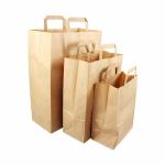 Reused Personalized Packing Plain Paper Bags White Paper