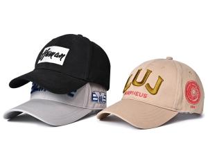 China Custom Printed Five Panel Baseball Cap embroidered ball caps Curved Brim factory