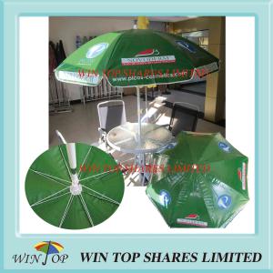 China Promotion Green PVC Beach Umbrella factory