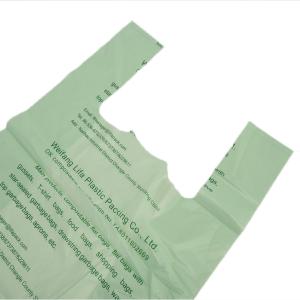 China Certificate OK Compost 100% Compostable Biodegradable Cornstarch Garbage Bags Made factory