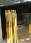 Frameless Tempered Glass Bathroom Door , OEM Shower Bathtub Screen Glass