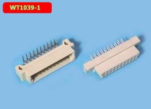 China DIN41612 IC Socket Connector 220 Male Bent Straight Idc Cable Connector on sale