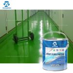100% Solid Clear Self Level Epoxy Garage Floor Coating With Bright Smooth