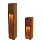 Outdoor Waterproofing Corten Bollard Light Modern Lawn Light 12Watt Garden