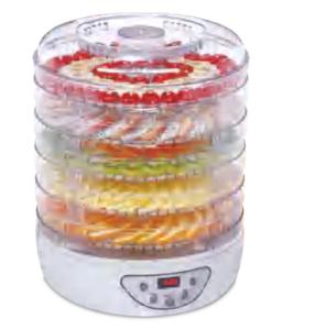 China Kitchen Round Shape 900W 5 Shelf Food Dehydrator Temperature Adjustable factory