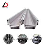 Az12 Au20 Steel Sheet Pile Customized Cold Formed Sheet Piles