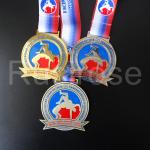 Custom gold silver run medal,personalized Antique bronze honor runner sport