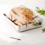 Disposable Food Safe Microwave Fresh Meat Packaging 12 Microns Cooking Turkey