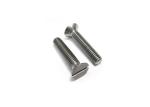 DIN963 Titanium MTB Bolts Slotted Countersunk Head Screws For Car Parts