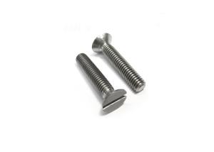 China DIN963 Titanium MTB Bolts Slotted Countersunk Head Screws For Car Parts factory