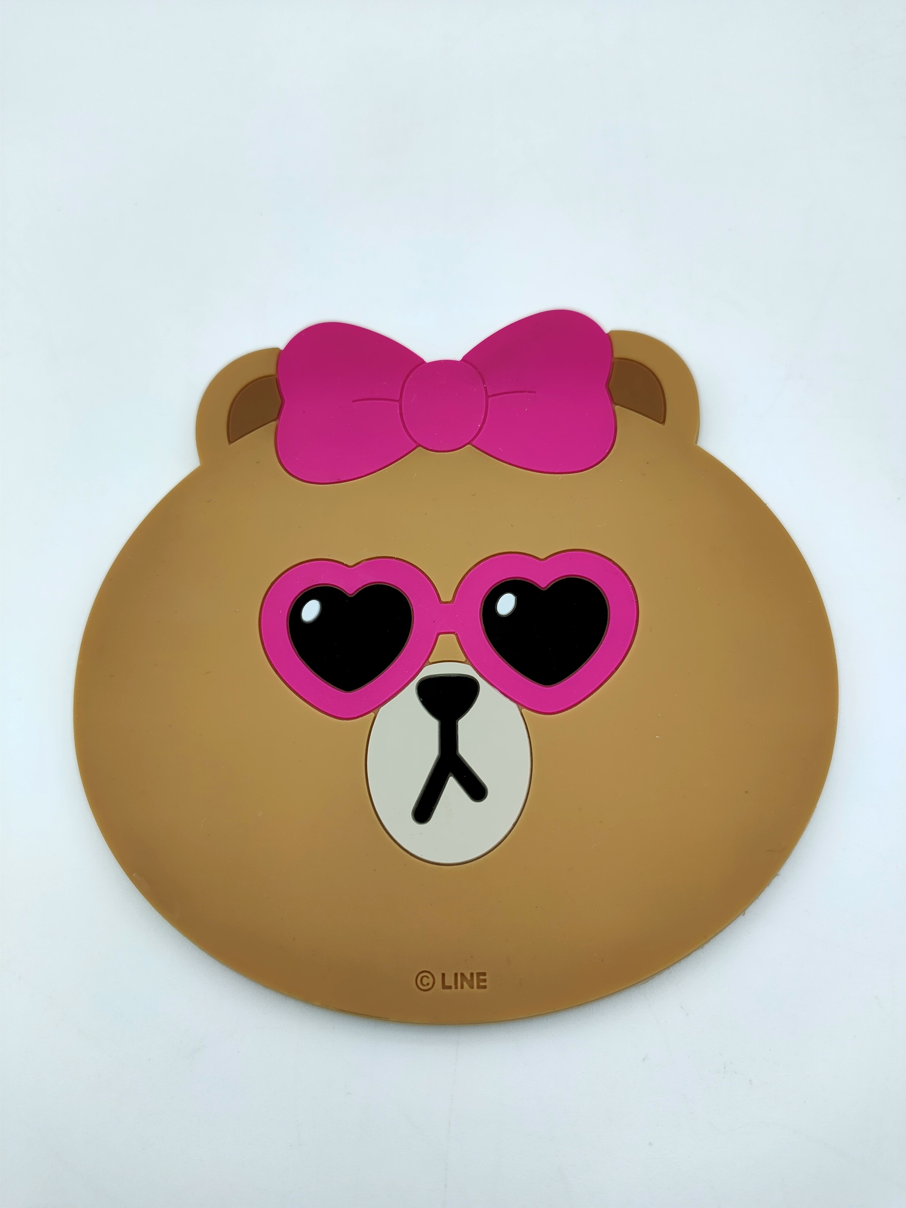 Bear Shape Silicone Placemats And Coasters Soft Personality Customization