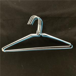 China Heavy Coats Clothes Wire Hanger , Dry Cleaning Store Metal Clothes Hanger factory