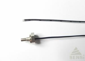 China Threaded Nickel Plated Brass Tube Temperature Sensor 50Kohm 3950 RoHS Compliant factory