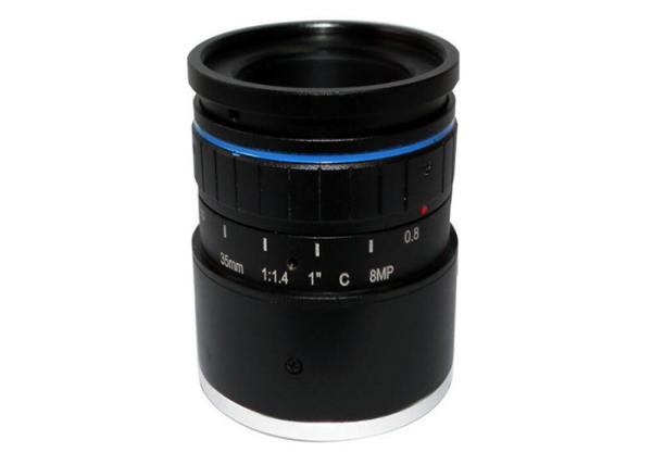 1" 35mm F1.4 8Megapixel C Mount DC Auto IRIS Low Distortion ITS Lens, Compact