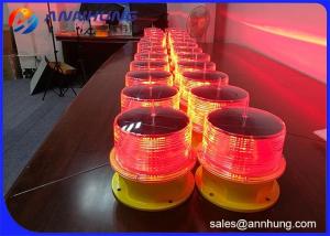 China Flash Mode Solar Obstruction Light 32.5cd For Large - Scale Port Machinery factory