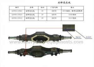 China sinotruk spare part jackshaft shell part number AZ9981330066 with warranty factory