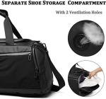 Waterproof Sports Duffle Bags Travel Weekender Overnight Bag With Shoe