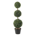 UV Protected PE Faux Boxwood Topiary Balls 17 Inch