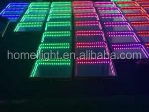 China Disco Party DJ stage equipment 3D Magic mirror effect LED RGB Abyss dance floor panel factory