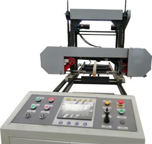 China CNC Horizontal Band Sawmill Saw Machines, Wood Log Cutting Saws Bandsaw Mill factory