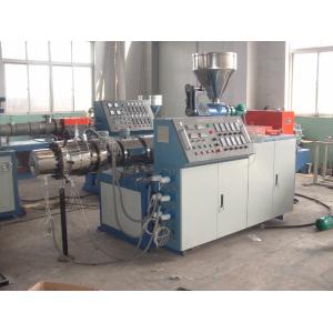 China Fully Automatic Conical Twin Screw Extruder With CE ISO9901 Certificate factory