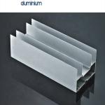 USA standard anodized silver white black solar rail aluminum profiles