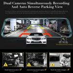 170 Degrees 10" IPS 1080P 2.5A Generalplus 6248 Dvr Dash Cam
