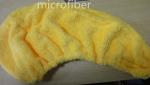 350gsm Woman Coral Fleece Microfiber Turban Hair Dry Towels Crystal Button
