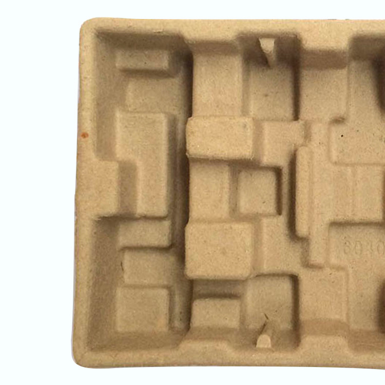 Factory Sale Molded Pulp Tray Packaging Recycled Pulp Paper Packaging For Electronics