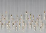 LED Water Drop Modern Crystal Drop Lamp for Creative Restaurant bar